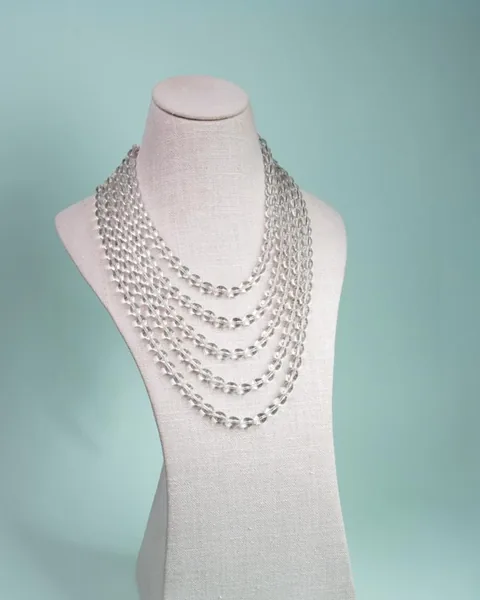 Multi-strand Crystal Necklace