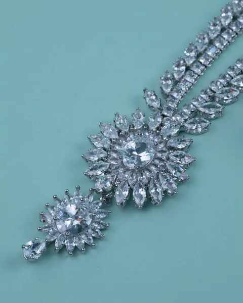 Crystal Flower Necklace