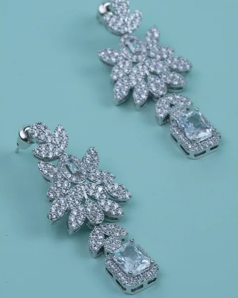 Crystal Marquise Drop Earrings
