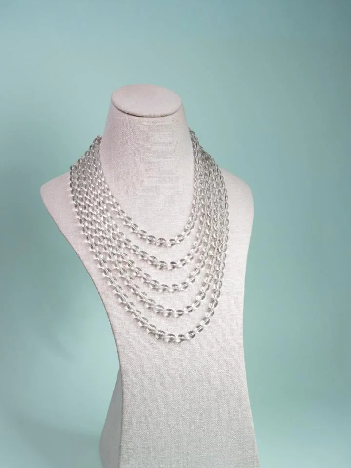 Multi-strand Crystal Necklace