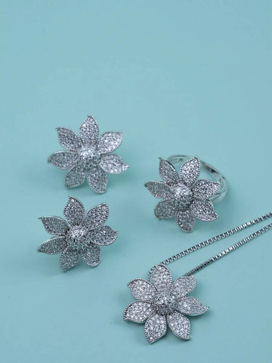 Crystal Flower Set