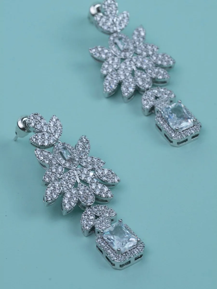 Crystal Marquise Drop Earrings